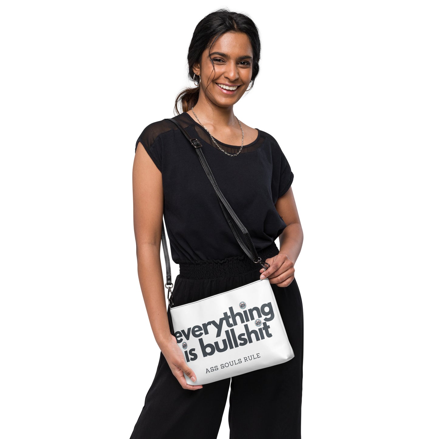 Everything is Bullshit crossbody bag