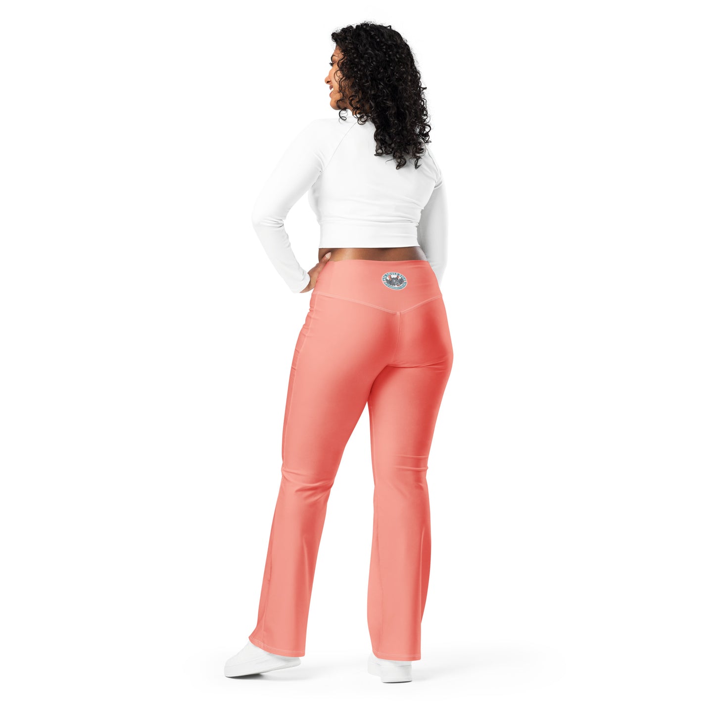 Logo of ASR flare leggings - salmon