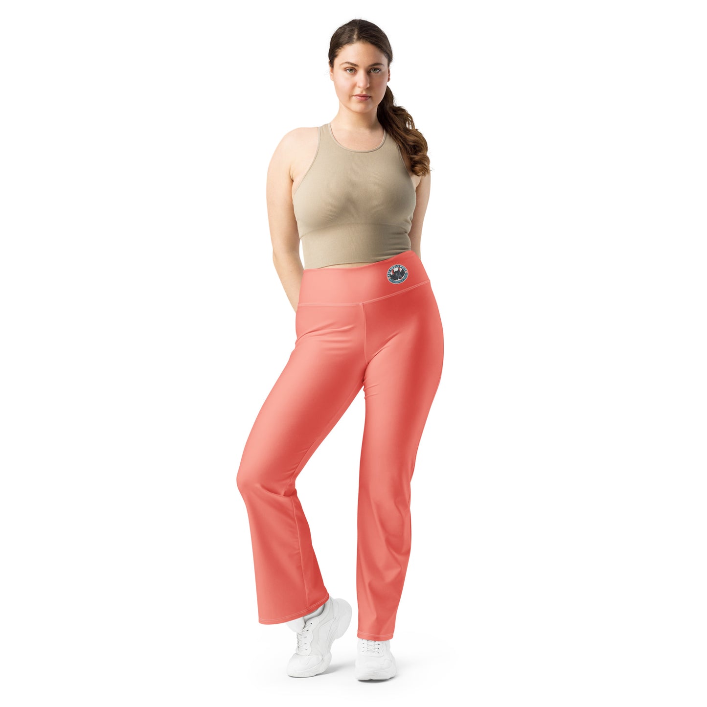 Logo of ASR flare leggings - salmon