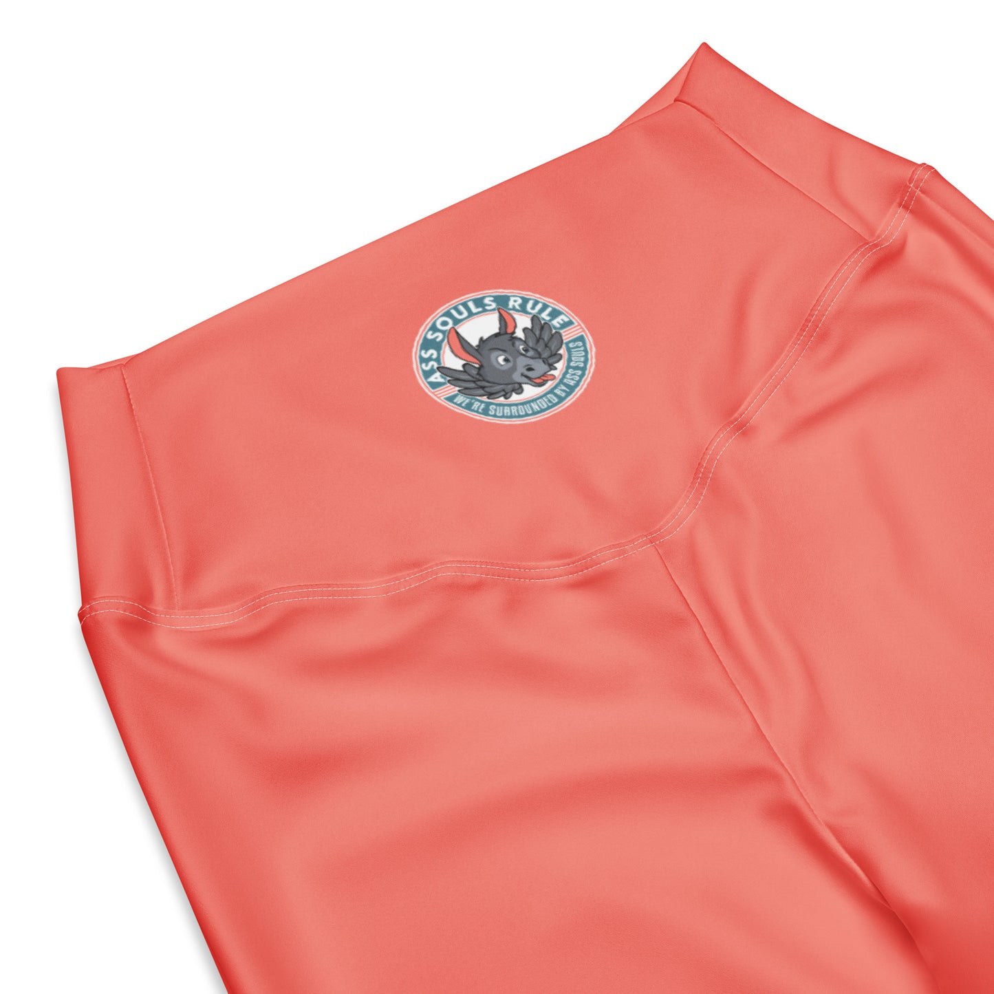 Logo of ASR flare leggings - salmon
