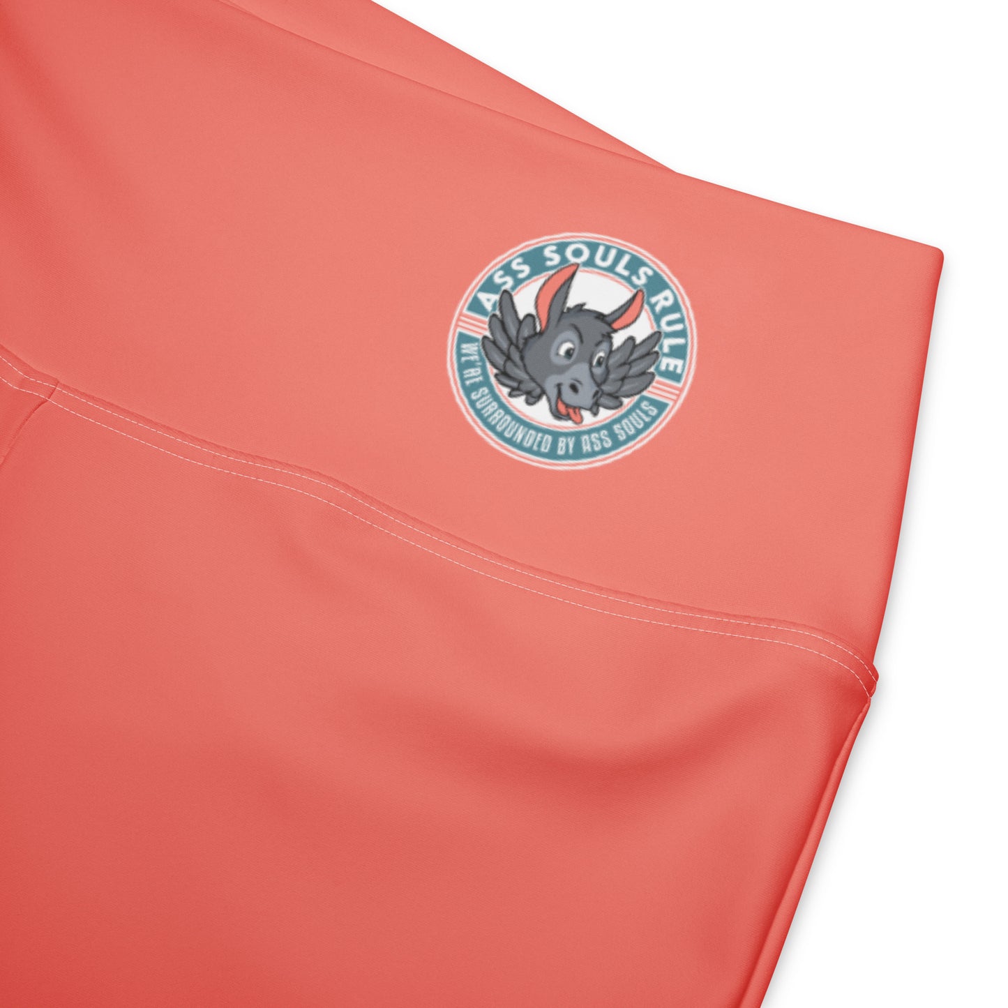 Logo of ASR flare leggings - salmon