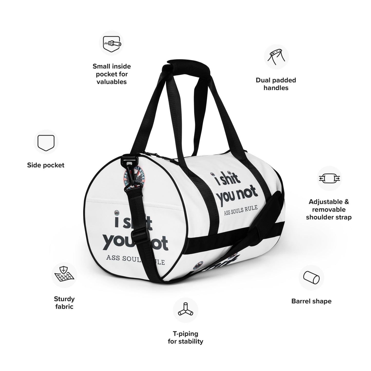I Shit You Not gym bag