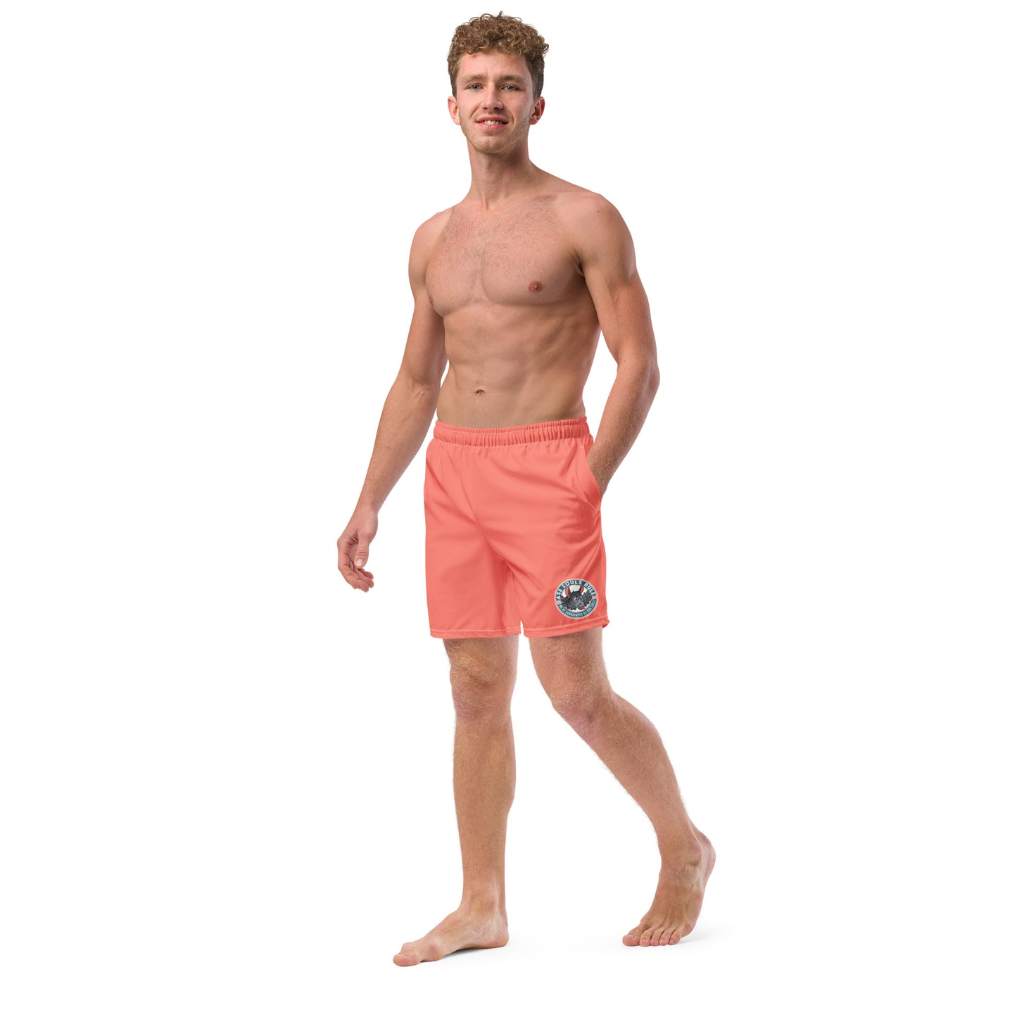 Logo of ASR men's swim trunks