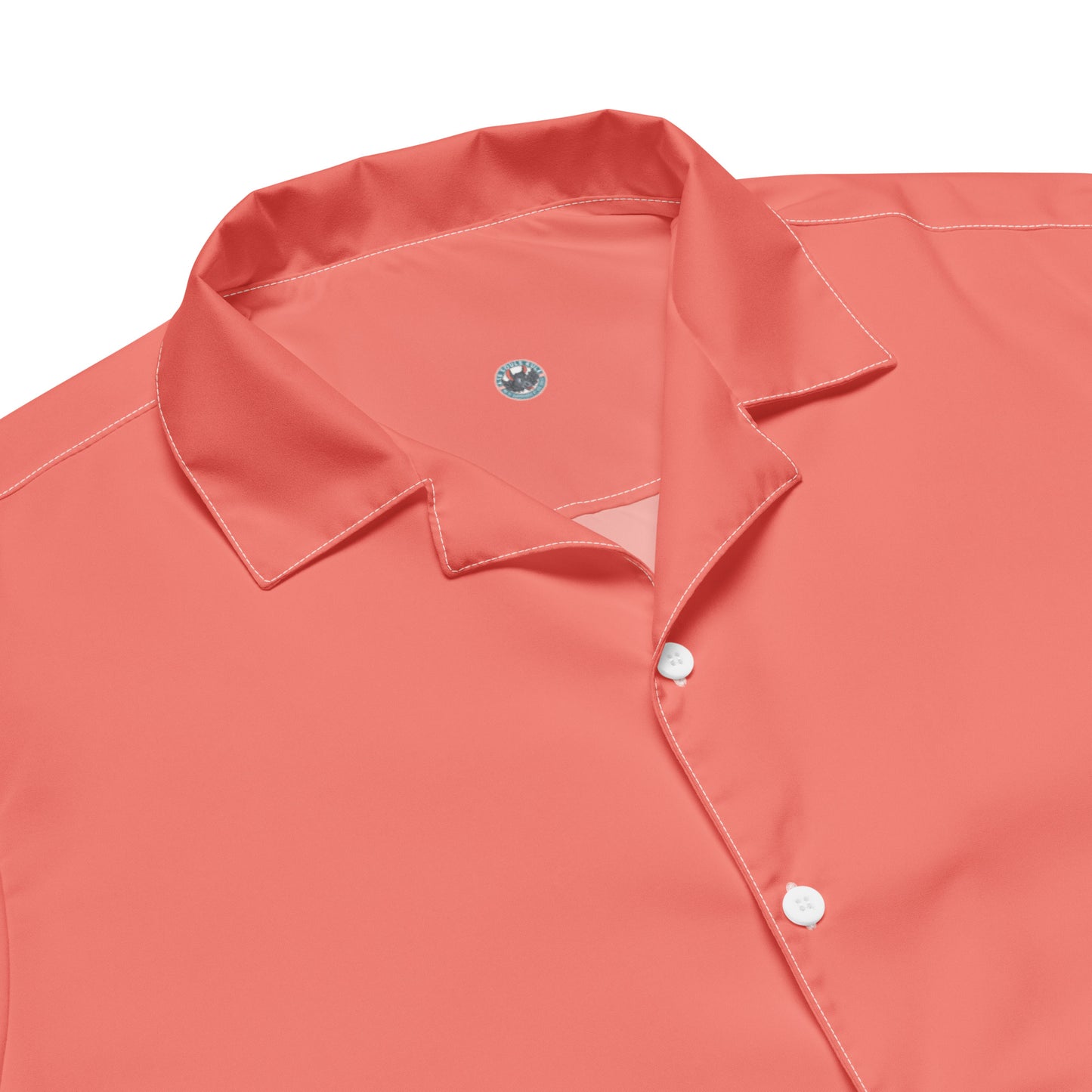 Logo of ASR unisex button shirt - salmon