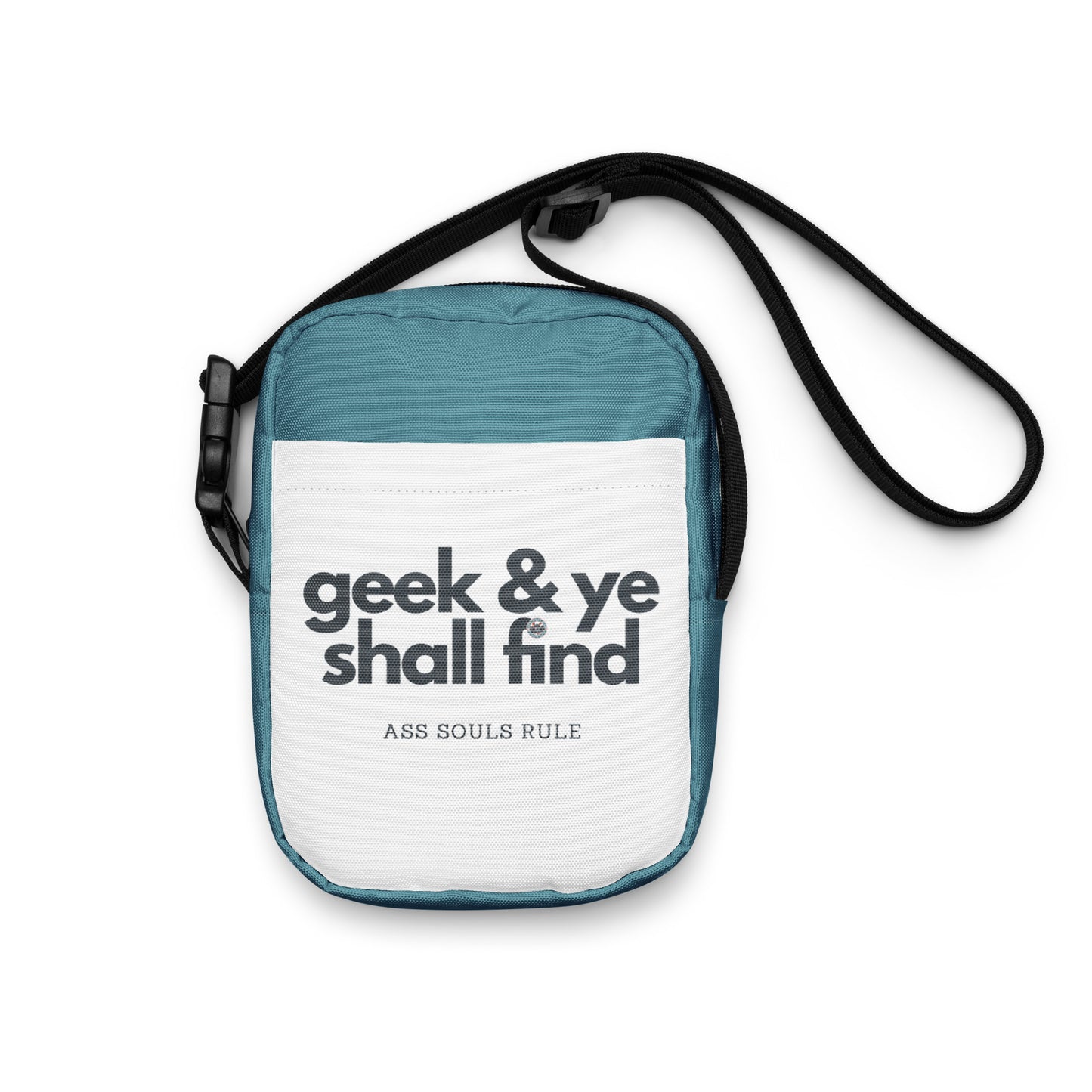 Geek & Ye Shall Find utility crossbody bag - teal