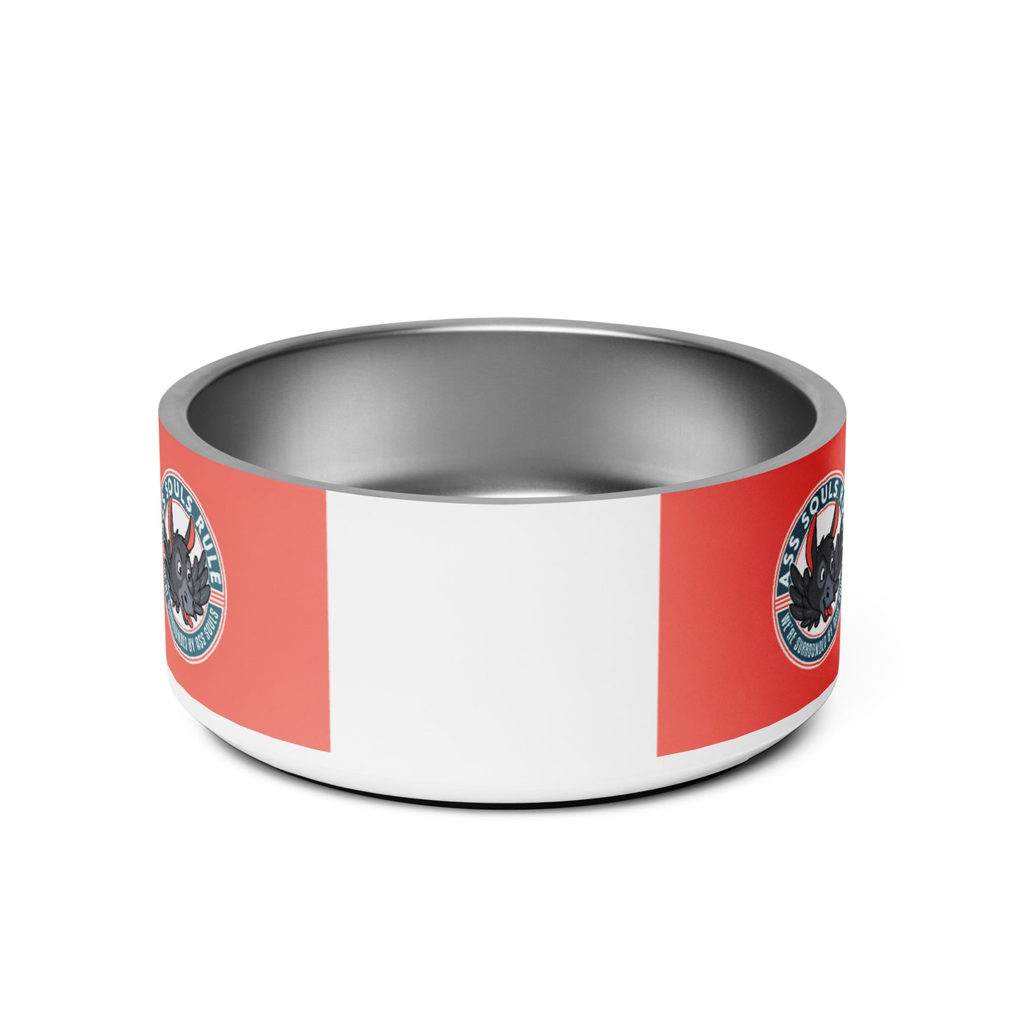 Logo of ASR pet bowl - salmon