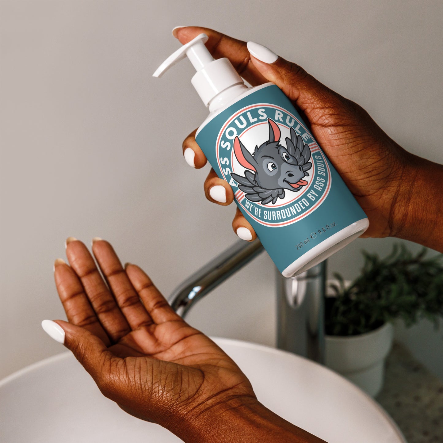 Logo of ASR refreshing hand & body lotion - teal