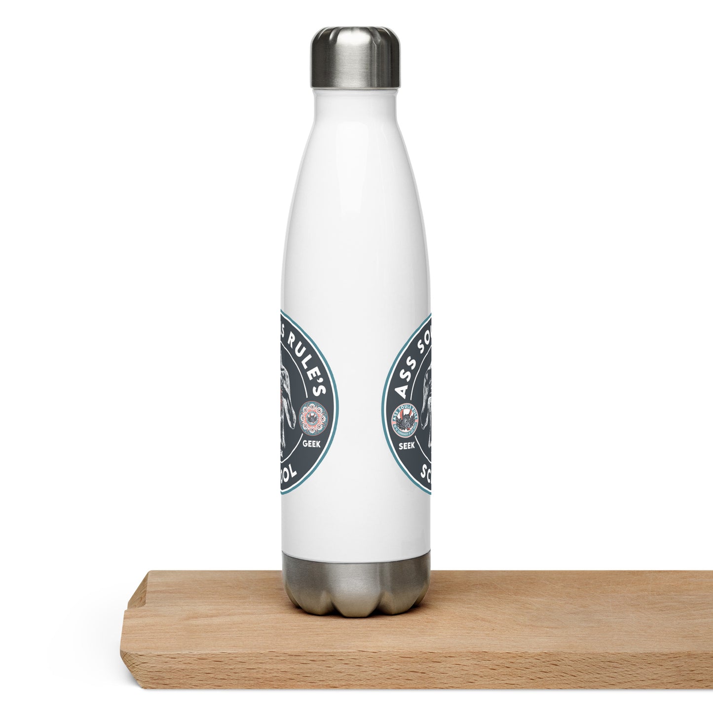 Ass Souls Rule's School stainless steel water bottle