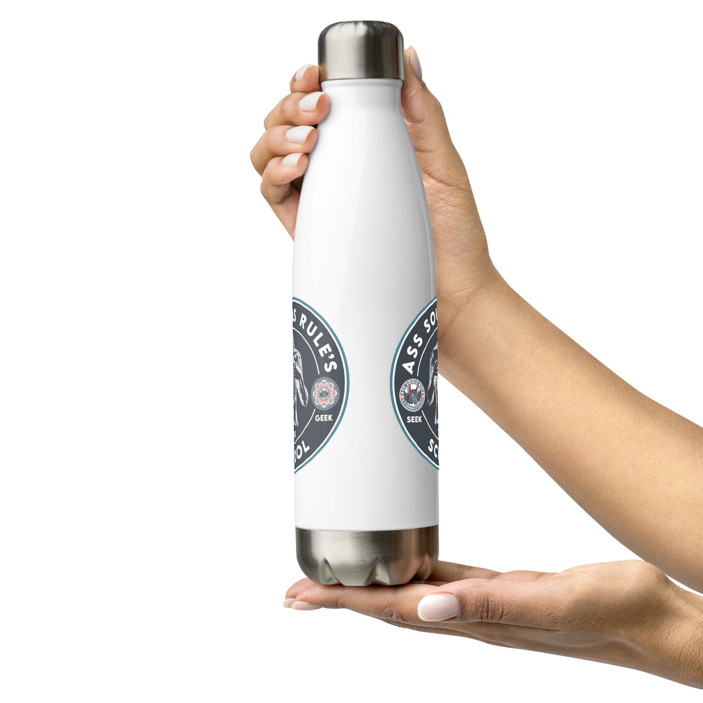 Ass Souls Rule's School stainless steel water bottle