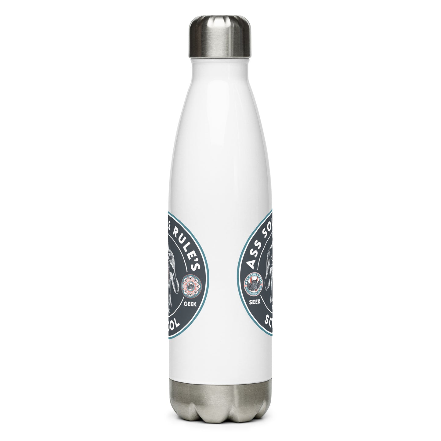 Ass Souls Rule's School stainless steel water bottle