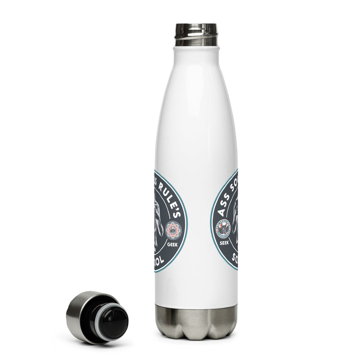 Ass Souls Rule's School stainless steel water bottle