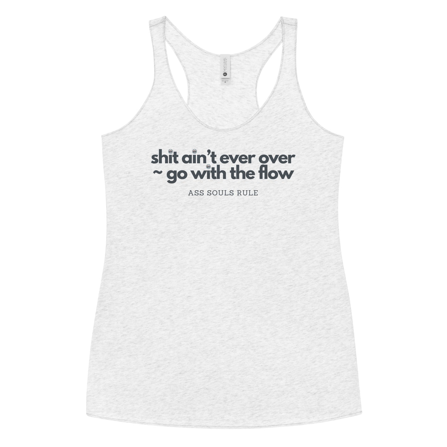 Go With the Flow women's racerback tank