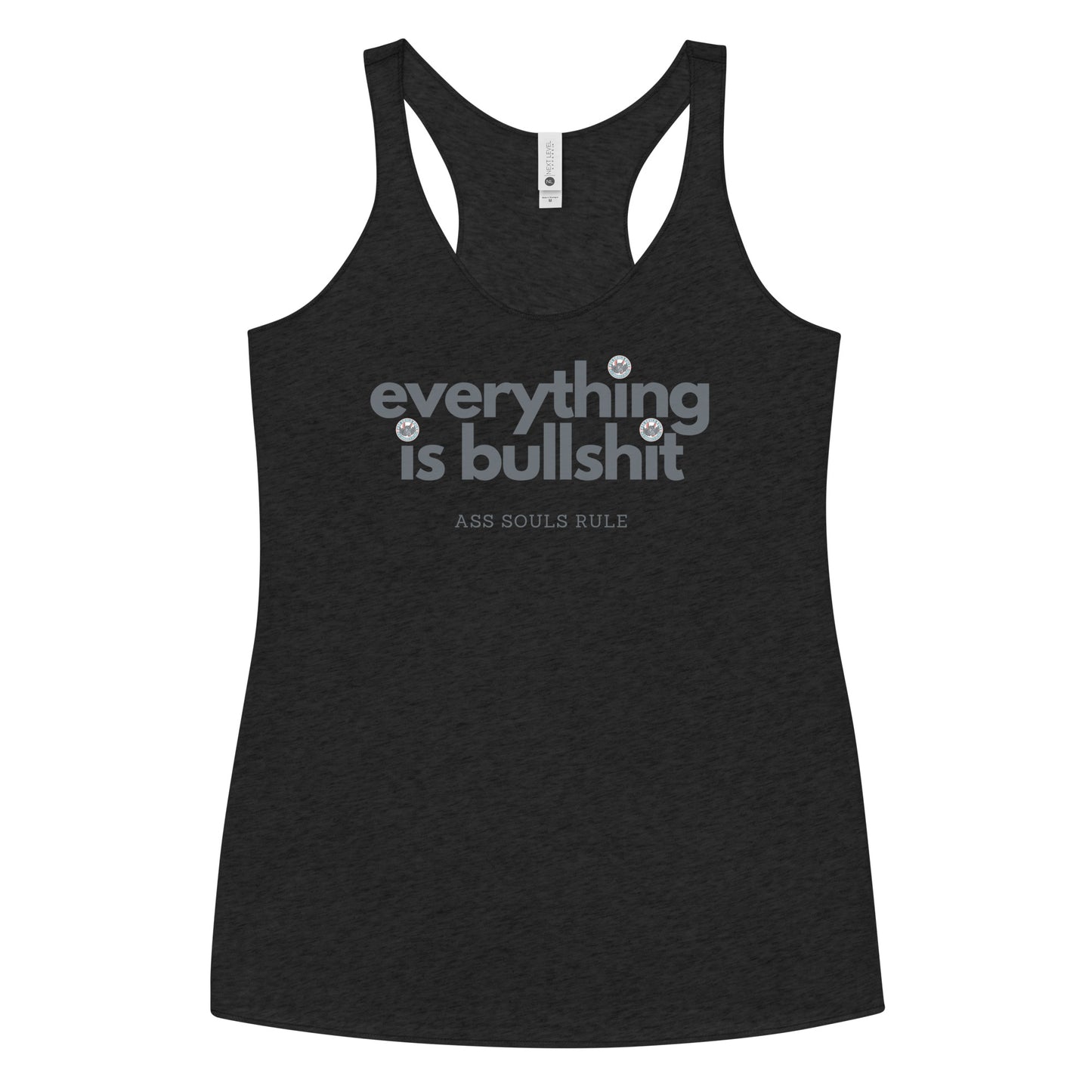 Everything is Bullshit women's racerback tank