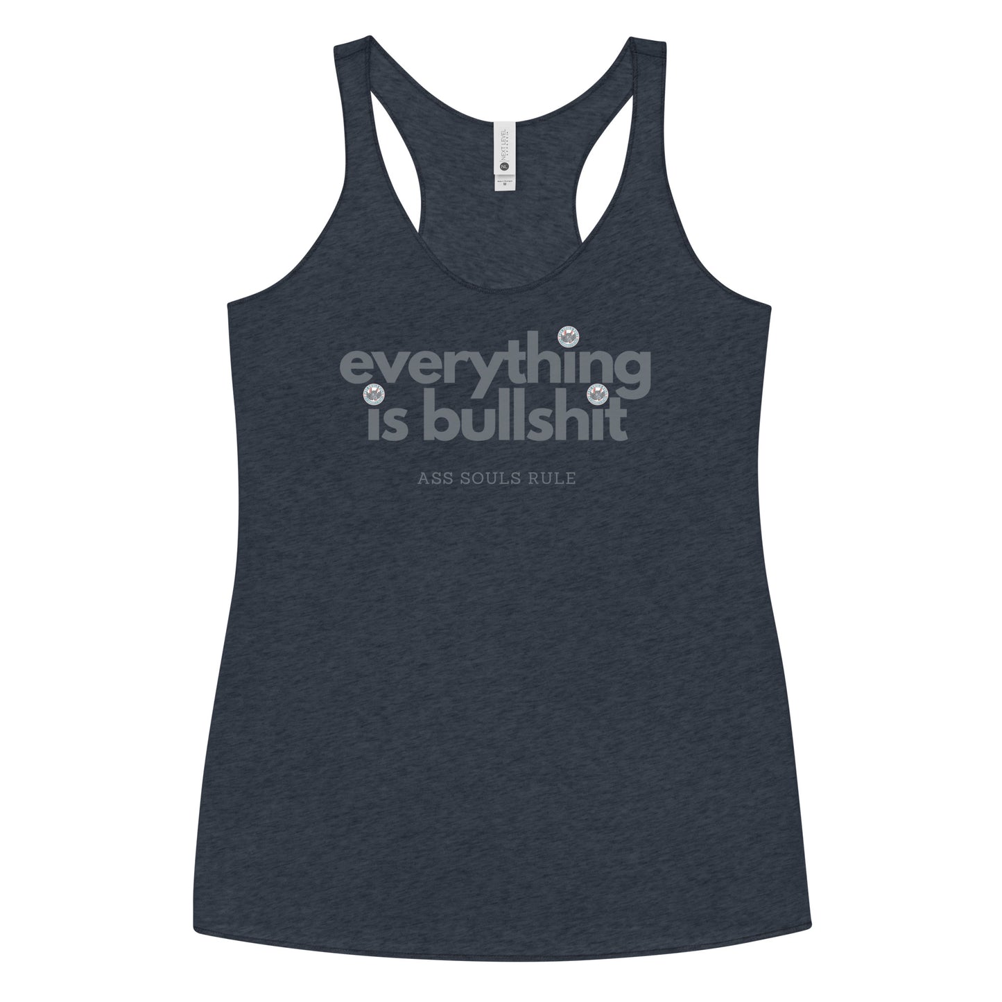Everything is Bullshit women's racerback tank