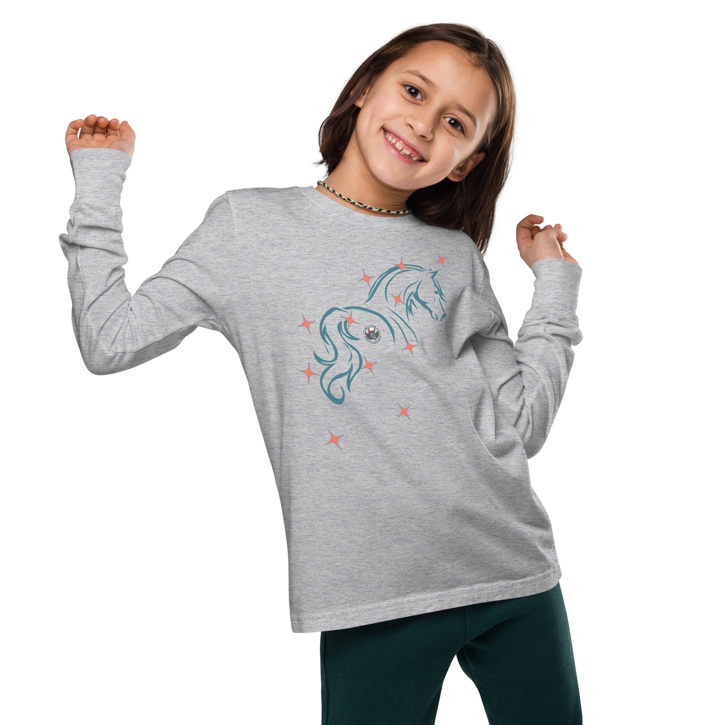 Magical Horse youth long sleeve tee