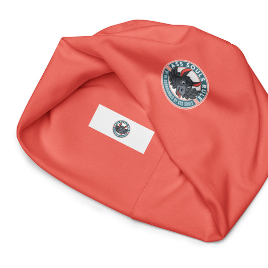 Logo of ASR beanie - salmon