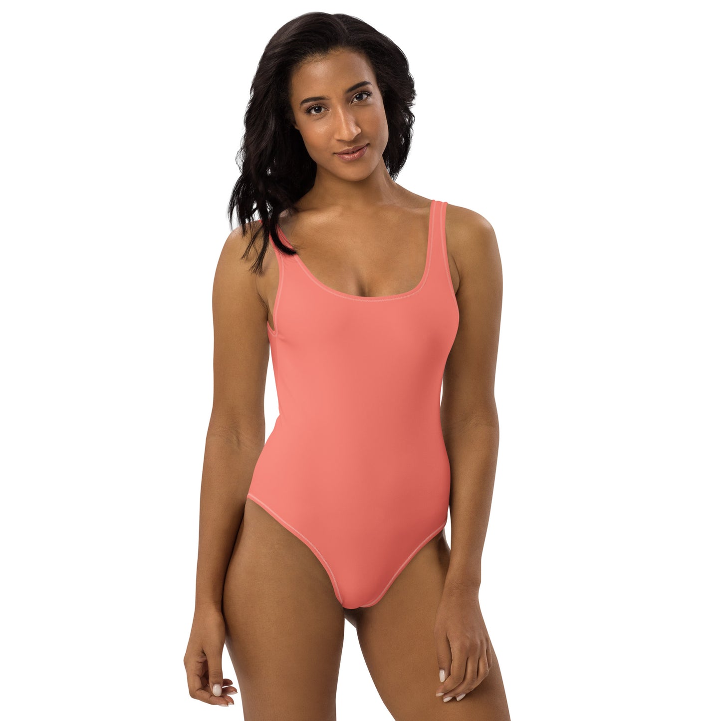 Logo of ASR one-piece swimsuit - salmon
