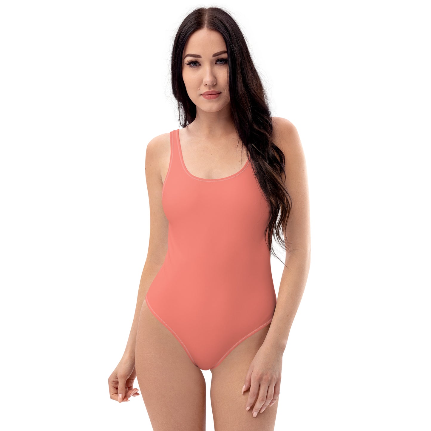 Logo of ASR one-piece swimsuit - salmon