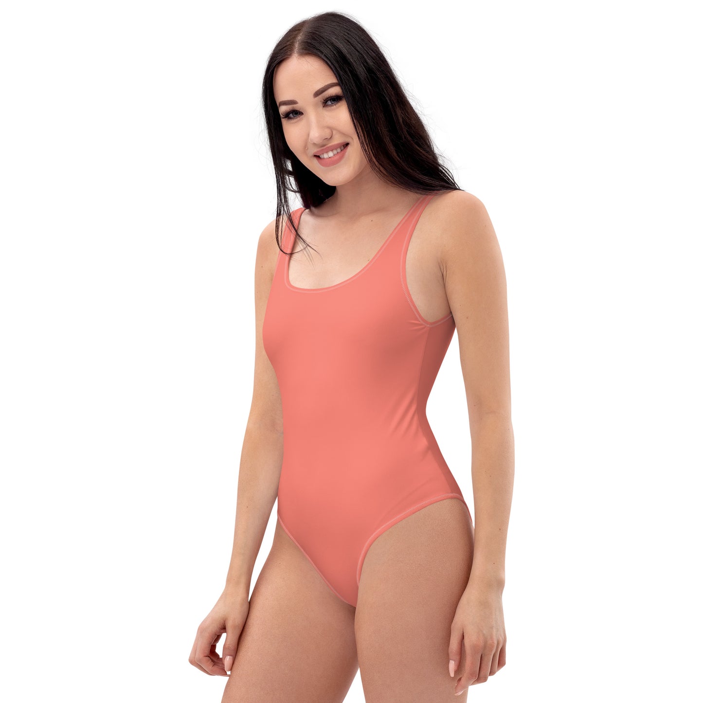Logo of ASR one-piece swimsuit - salmon