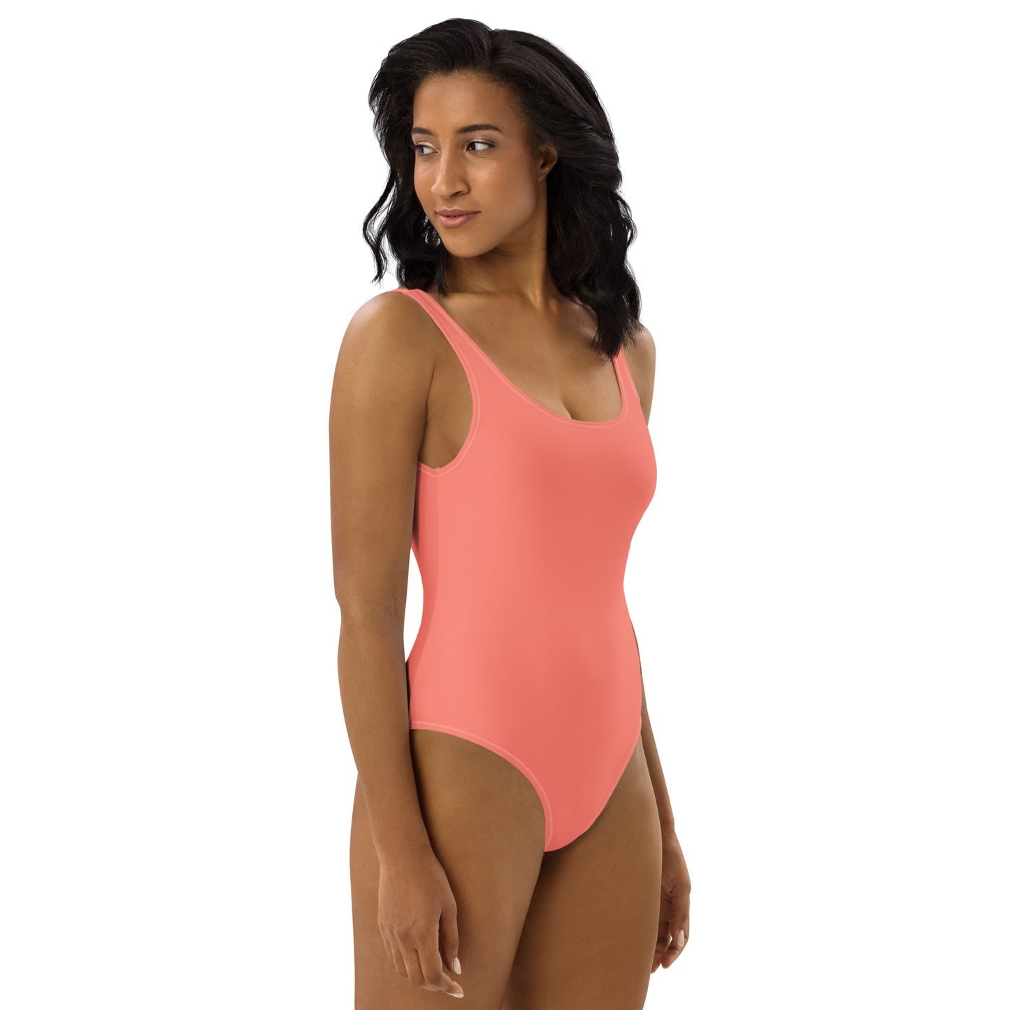 Logo of ASR one-piece swimsuit - salmon