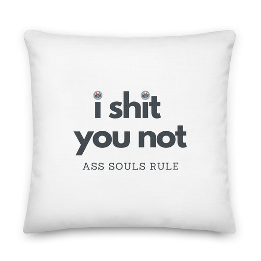I Shit You Not premium pillow