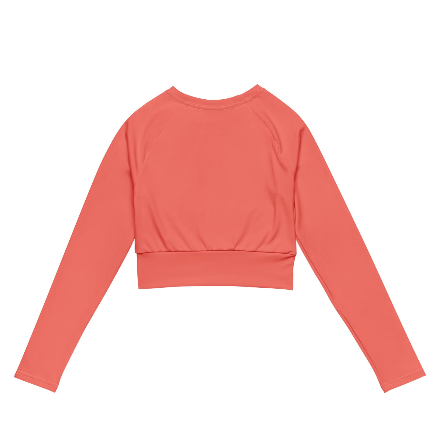 Logo of ASR recycled long-sleeve crop top - salmon