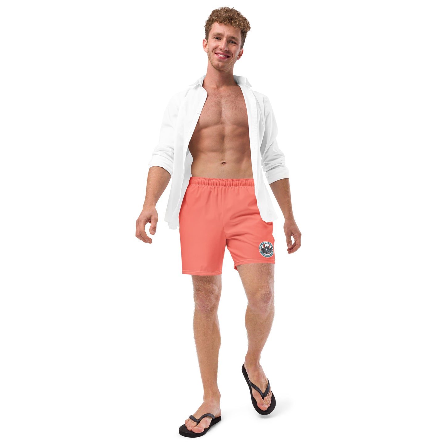Logo of ASR men's swim trunks
