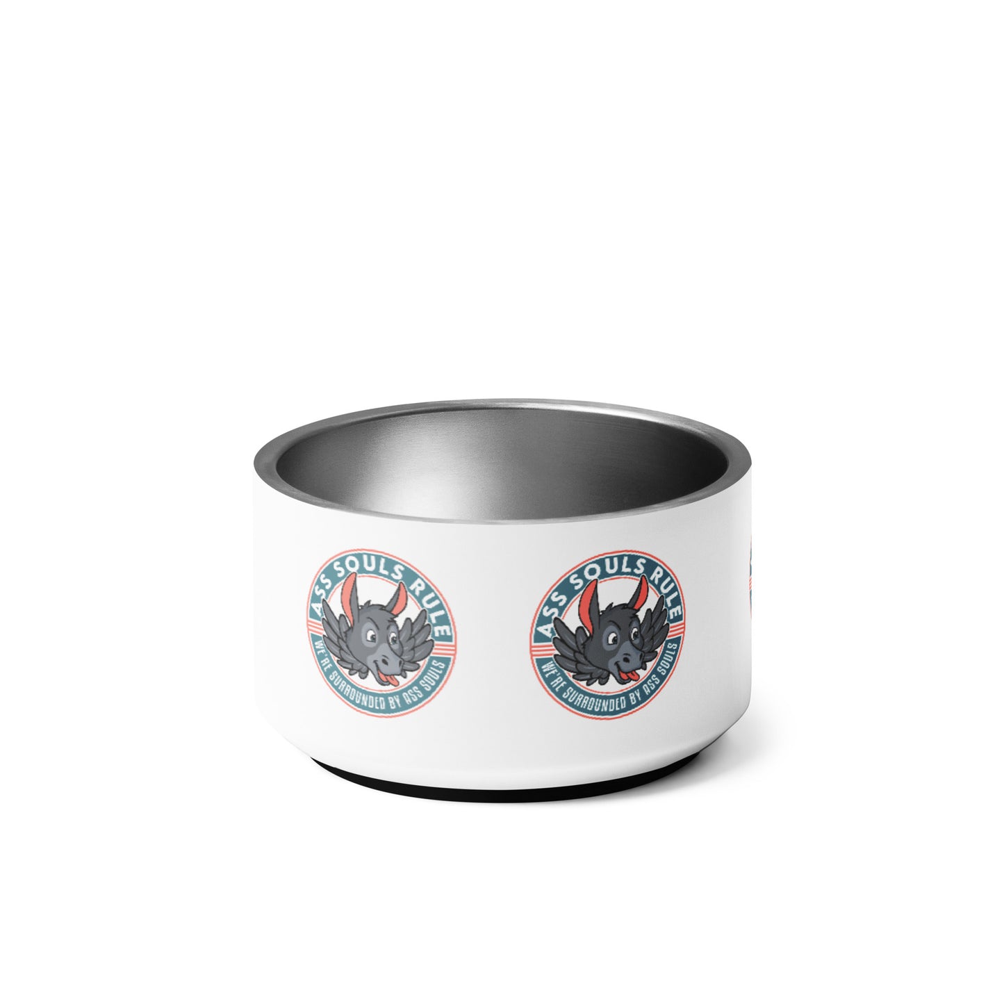 Logo of ASR pet bowl - white