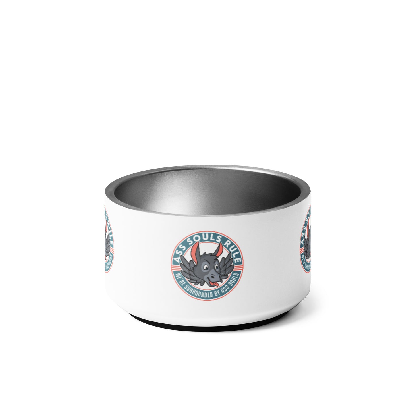 Logo of ASR pet bowl - white