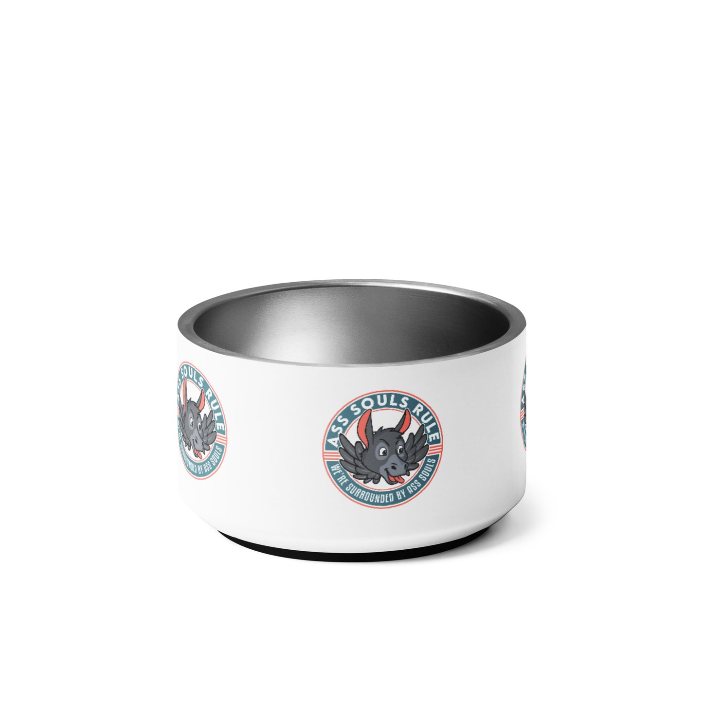 Logo of ASR pet bowl - white