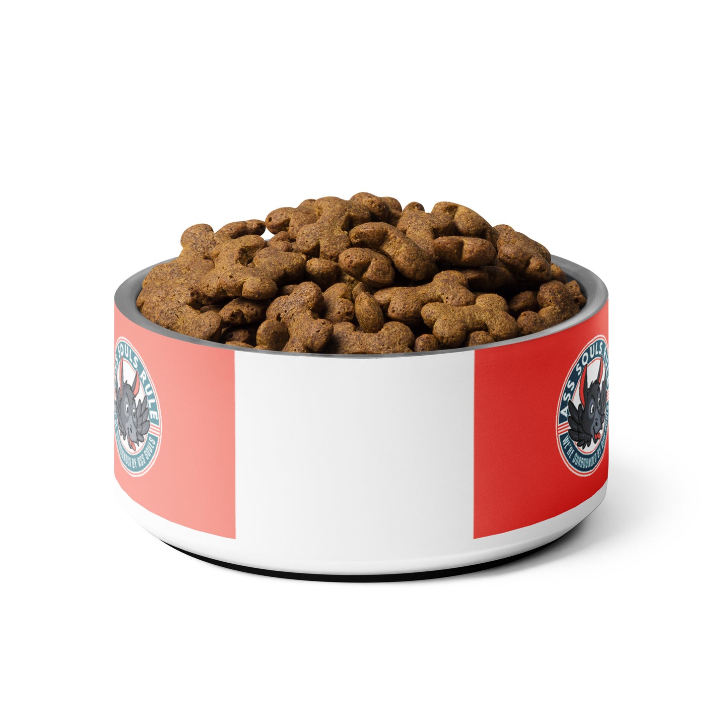 Logo of ASR pet bowl - salmon