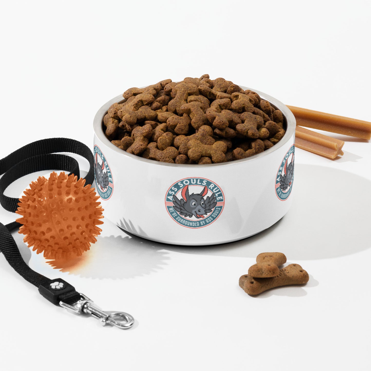 Logo of ASR pet bowl - white