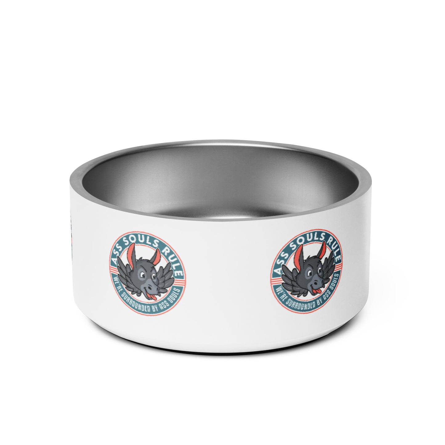 Logo of ASR pet bowl - white