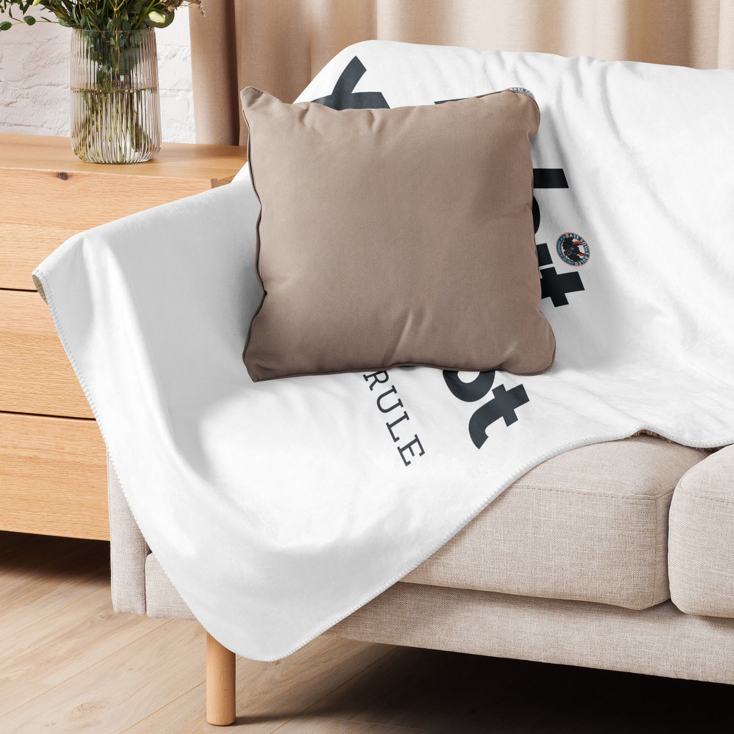 I Shit You Not sherpa blanket