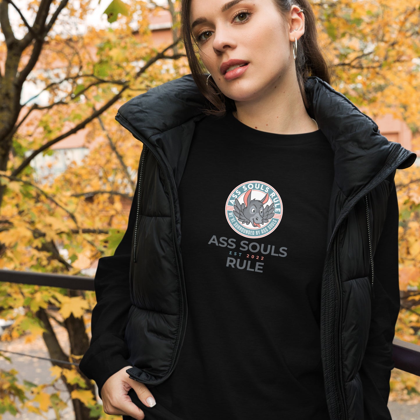 Logo of ASR Est unisex long sleeve tee
