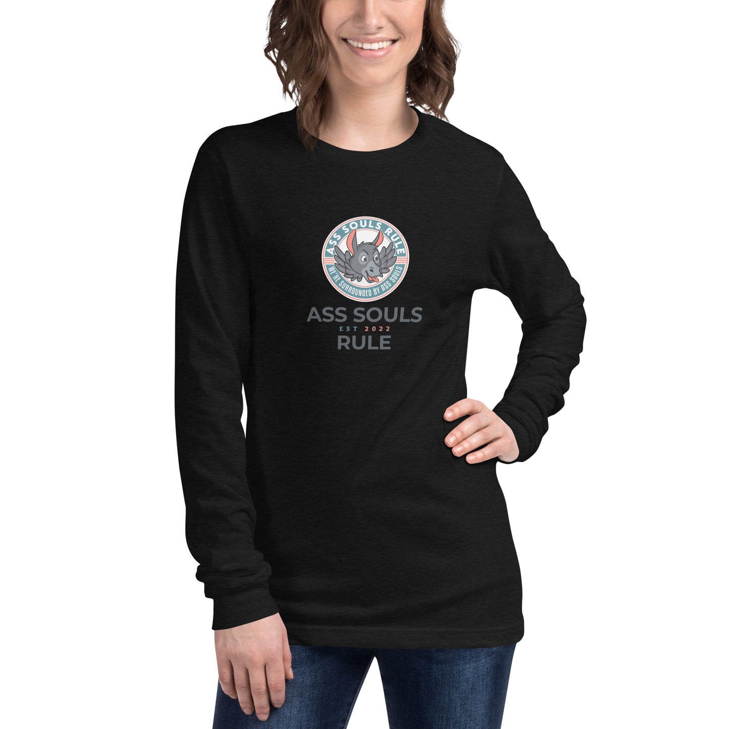 Logo of ASR Est unisex long sleeve tee