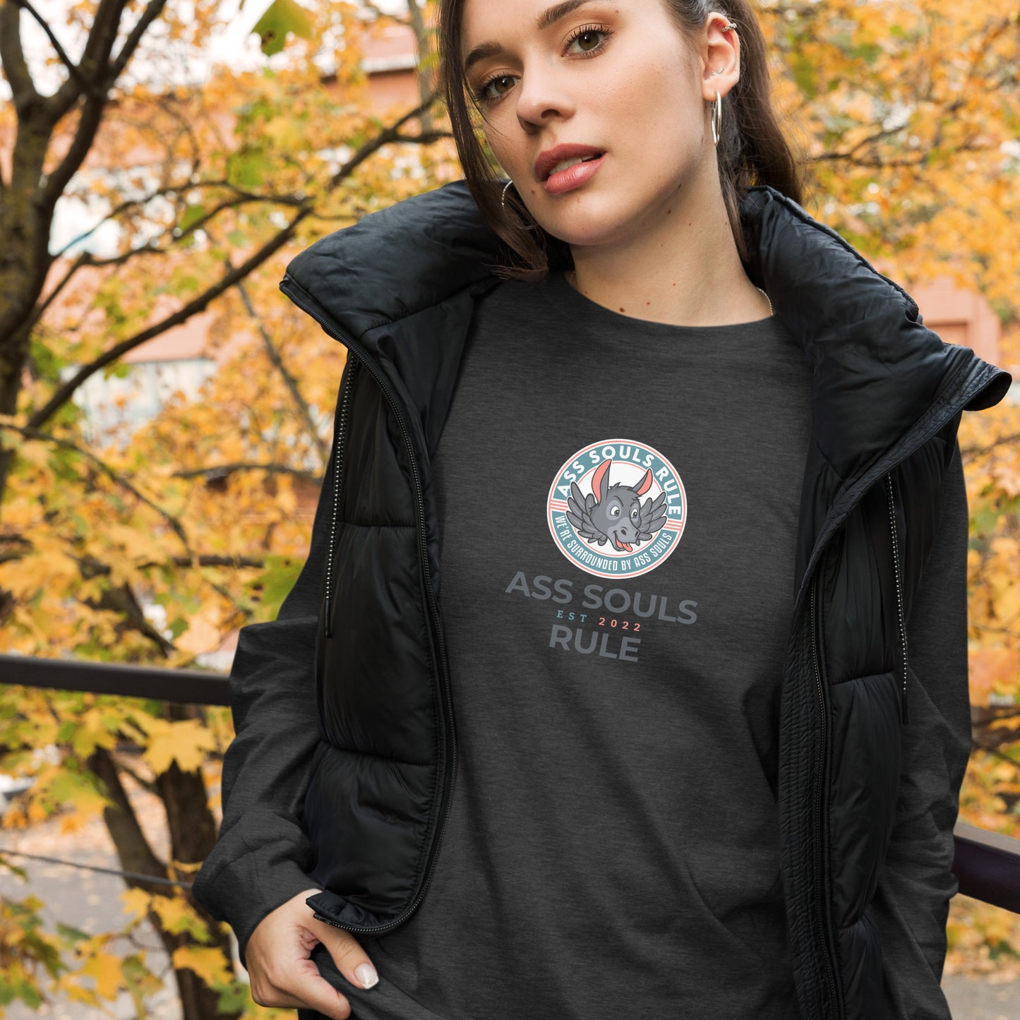 Logo of ASR Est unisex long sleeve tee