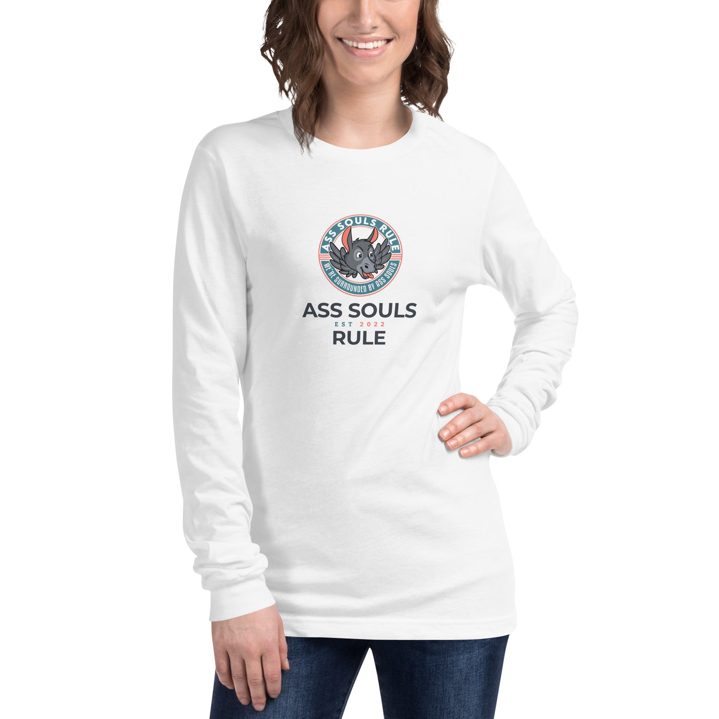 Logo of ASR Est unisex long sleeve tee
