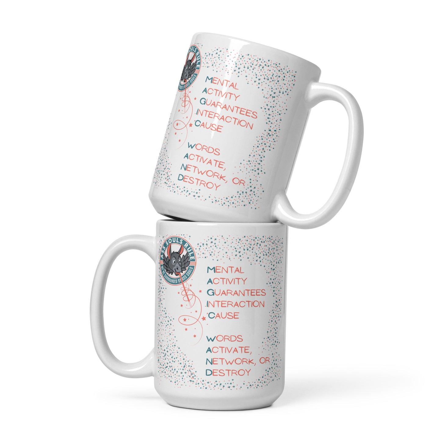 M.A.G.I.C. W.A.N.D. white glossy mug