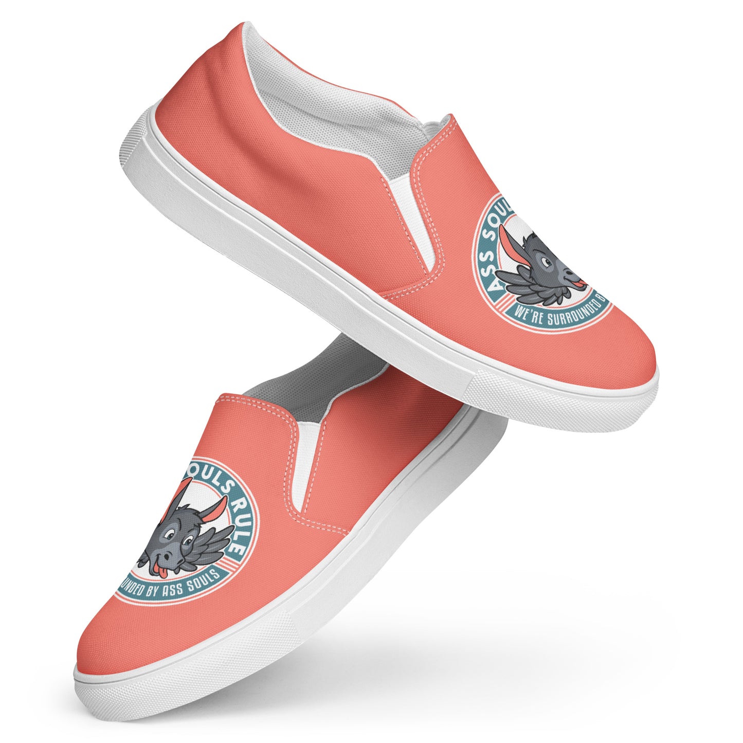 Logo of ASR women’s slip-on canvas shoes
