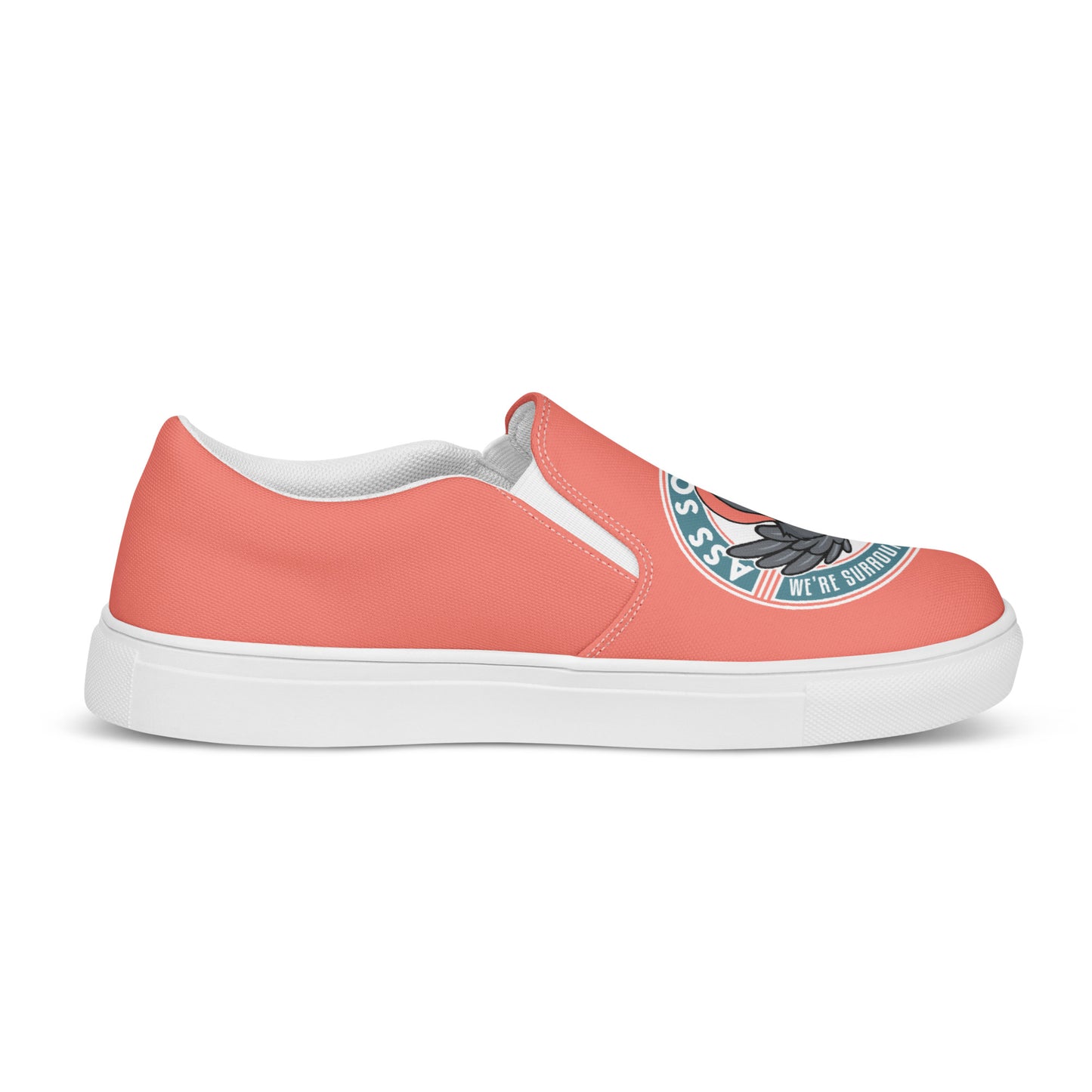 Logo of ASR women’s slip-on canvas shoes