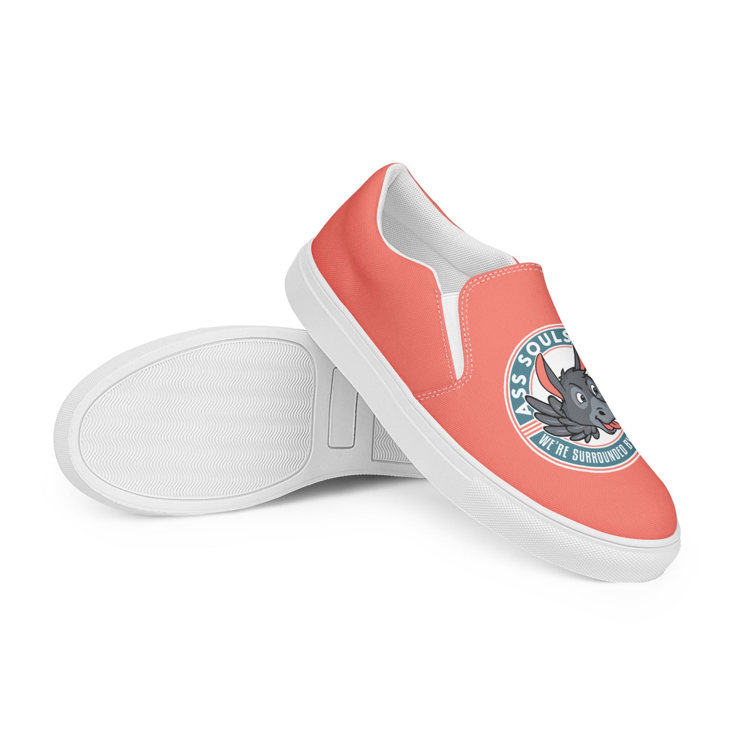 Logo of ASR women’s slip-on canvas shoes